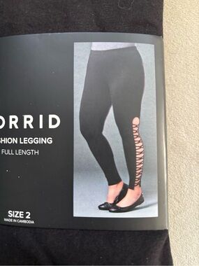 New torrid high lattice full length leggings 2x